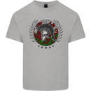 Welsh Bodybuilding Flag Gym Training Wales Mens Cotton T-Shirt Tee Top Sports Grey
