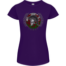 Welsh Bodybuilding Flag Gym Training Wales Womens Petite Cut T-Shirt Purple