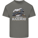 Western Railway Locomotive Train Trainspotting Kids T-Shirt Childrens Charcoal