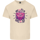 What Doesn't Kill Me Funny Role Play Games Dice Mens Cotton T-Shirt Tee Top Natural