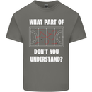 What Part of Hockey Dont You Understand Ice Mens Cotton T-Shirt Tee Top Charcoal