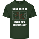 What Part of Hockey Dont You Understand Ice Mens Cotton T-Shirt Tee Top Forest Green