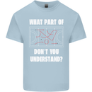 What Part of Hockey Dont You Understand Ice Mens Cotton T-Shirt Tee Top Light Blue
