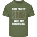 What Part of Hockey Dont You Understand Ice Mens Cotton T-Shirt Tee Top Military Green