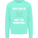 What Part of Hockey Dont You Understand Ice Mens Sweatshirt Jumper Peppermint