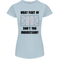 What Part of Hockey Dont You Understand Ice Womens Petite Cut T-Shirt Light Blue
