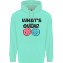 What's in the Oven Gender Reveal New Baby Pregnancy Childrens Kids Hoodie Peppermint