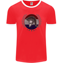 Holland Bodybuilding Flag Gym Training Dutch Mens Ringer T-Shirt FotL Red/White