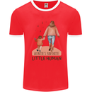 Aunties Favourite Human Funny Niece Nephew Mens Ringer T-Shirt Red/White