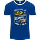 Terrible 30s Funny 30 Year Old Birthday Mens Ringer T-Shirt FotL Royal Blue/White