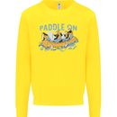 White Water Rafting Paddle On Whitewater Kids Sweatshirt Jumper Yellow