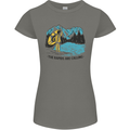 White Water Rafting Whitewater Rapids Calling Womens Petite Cut T-Shirt Charcoal