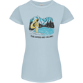 White Water Rafting Whitewater Rapids Calling Womens Petite Cut T-Shirt Light Blue