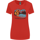 White Water Rafting Whitewater Rapids Calling Womens Wider Cut T-Shirt Red