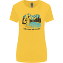 White Water Rafting Whitewater Rapids Calling Womens Wider Cut T-Shirt Yellow