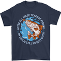 Wife is the Best Catch Funny Fishing Fisherman Mens T-Shirt 100% Cotton Navy Blue