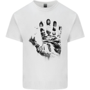 Wilderness Hand Trekking Outdoors Camping Mens Cotton T-Shirt Tee Top White