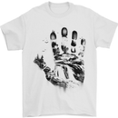 Wilderness Hand Trekking Outdoors Camping Mens T-Shirt 100% Cotton White