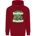 Will Trade Brother For Tractor Farmer Childrens Kids Hoodie Red