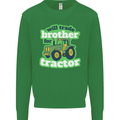 Will Trade Brother For Tractor Farmer Kids Sweatshirt Jumper Irish Green