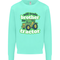 Will Trade Brother For Tractor Farmer Kids Sweatshirt Jumper Peppermint