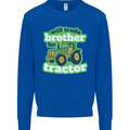 Will Trade Brother For Tractor Farmer Kids Sweatshirt Jumper Royal Blue