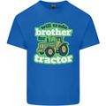 Will Trade Brother For Tractor Farmer Kids T-Shirt Childrens Royal Blue