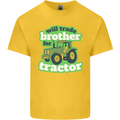 Will Trade Brother For Tractor Farmer Kids T-Shirt Childrens Yellow