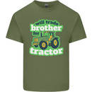 Will Trade Brother For Tractor Farmer Mens Cotton T-Shirt Tee Top Military Green