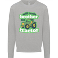 Will Trade Brother For Tractor Farmer Mens Sweatshirt Jumper Sports Grey