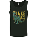 Xmas Tree Rex Funny Christmas T-Rex Dinosaur Mens Vest Tank Top Black