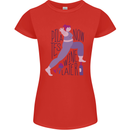 Yoga Pilates Now Wine Later Funny Alcohol Womens Petite Cut T-Shirt Red