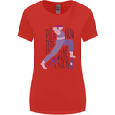 Yoga Pilates Now Wine Later Funny Alcohol Womens Wider Cut T-Shirt Red