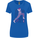 Yoga Pilates Now Wine Later Funny Alcohol Womens Wider Cut T-Shirt Royal Blue