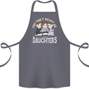 You Cant Scare Me I Have Daughters Mothers Day Cotton Apron 100% Organic Steel