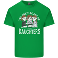 You Cant Scare Me I Have Daughters Mothers Day Kids T-Shirt Childrens Irish Green