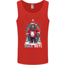 Yule Yeti Funny Christmas Bigfoot Sasquatch Xmas Mens Vest Tank Top Red