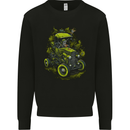 Zombie Hot Rod Halloween Horror Mens Sweatshirt Jumper Black