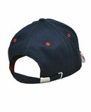 Navy Cotton TVR & Union Jack On The Side Baseball Cap Official Merchandise
