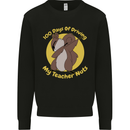 100 Days of Driving My Teacher Nuts Kids Sweatshirt Jumper Black