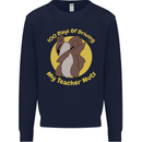 100 Days of Driving My Teacher Nuts Kids Sweatshirt Jumper Navy Blue