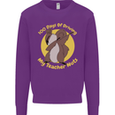 100 Days of Driving My Teacher Nuts Kids Sweatshirt Jumper Purple