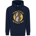 100 Days of Driving My Teacher Nuts Mens 80% Cotton Hoodie Navy Blue