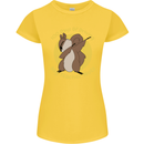 100 Days of Driving My Teacher Nuts Womens Petite Cut T-Shirt Yellow