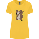 100 Days of Driving My Teacher Nuts Womens Wider Cut T-Shirt Yellow