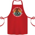 10 Year Wedding Anniversary 10th Marriage Cotton Apron 100% Organic Red