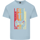 11th Birthday 11 Year Old Level Up Gamming Kids T-Shirt Childrens Light Blue