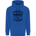 15th Wedding Anniversary 15 Year Funny Wife Mens 80% Cotton Hoodie Royal Blue