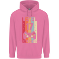 17th Birthday 17 Year Old Level Up Gamming Mens 80% Cotton Hoodie Azelea