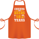 18th Birthday 18 Year Old Funny Alcohol Cotton Apron 100% Organic Orange